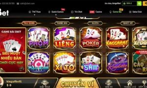 Zbet sở hữu một kho game cá cược đa dạng, hấp dẫn cho người chơi thoải mái lựa chọn