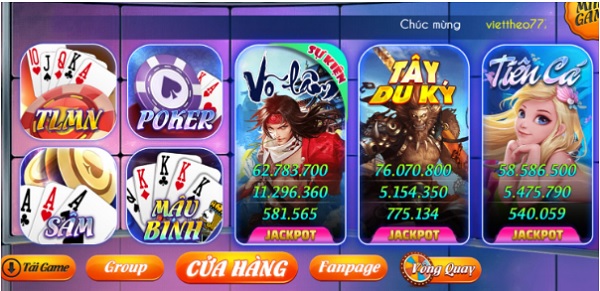 Các game nhà cái Big777 Club cung cấp