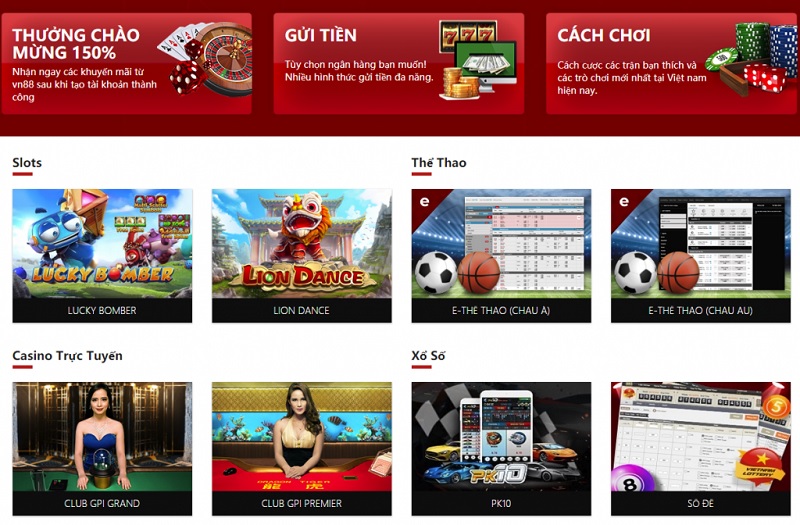 VN88 – Cá cược thể thao, casino online hàng đầu