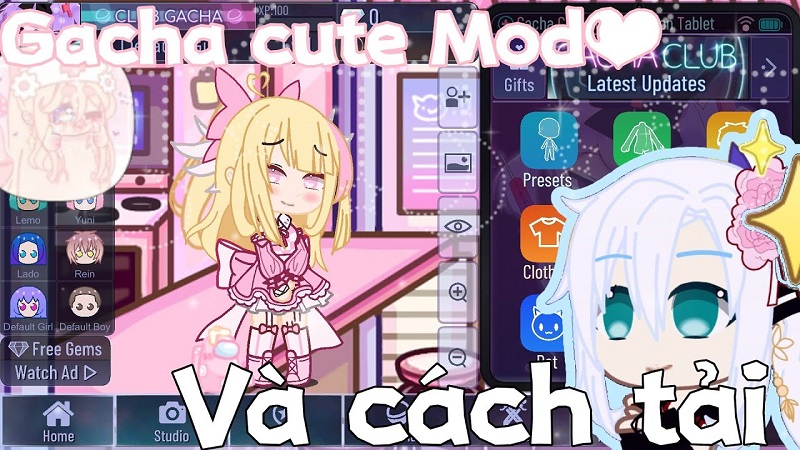 Cách tải nhanh nhất Gacha cute về máy 