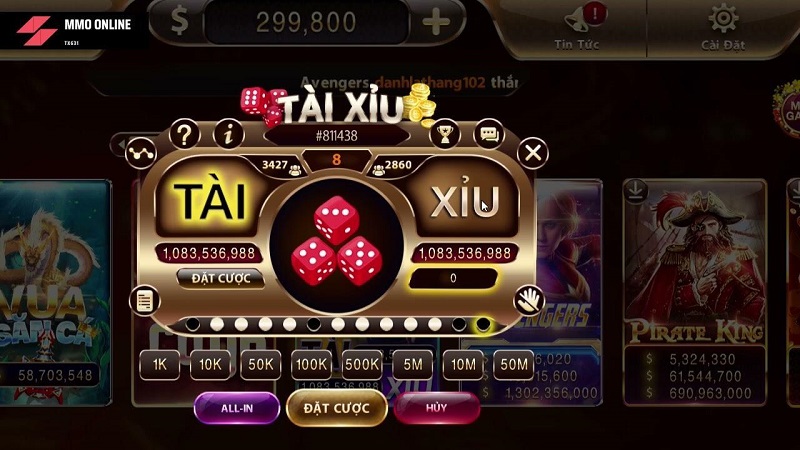 Game tài xỉu tại casino online onebet có cách chơi đơn giản